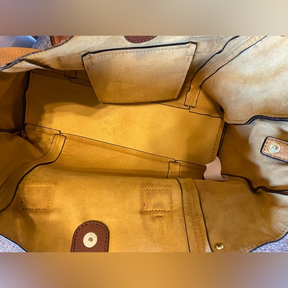 Steve Madden Yellow/Brown Hand Bag Mustard - Picture 9 of 9